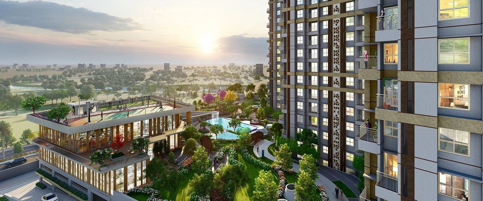 Modern 1BR with Marina View — Marina Gate
